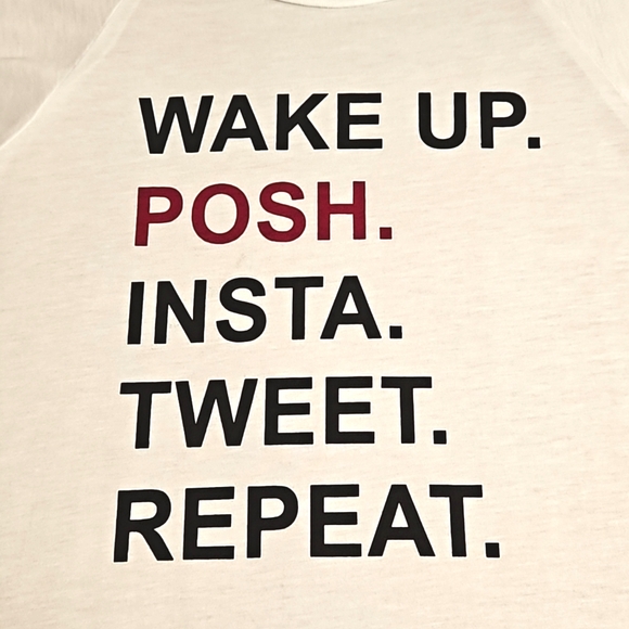 Poshfest 2014 official graphic tee XL Poshmark EUC - Picture 3 of 8